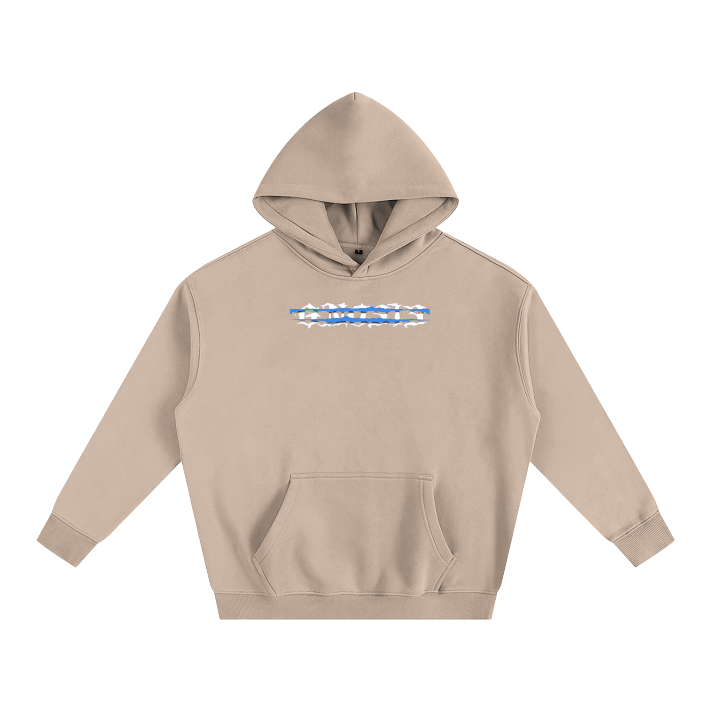 A Class Double blue strike fleeced hoodie