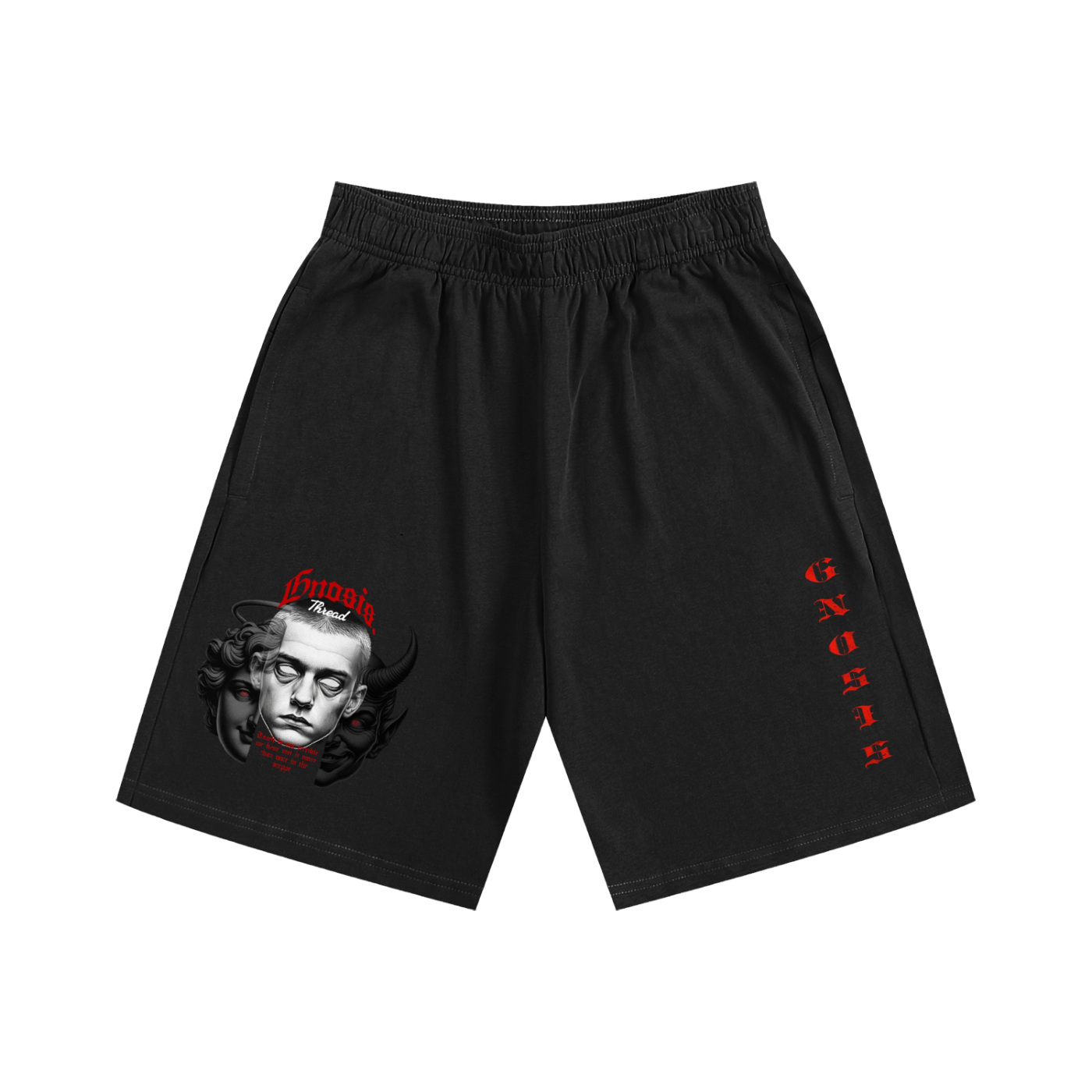 "Two Sides" Heavyweight Cotton Shorts