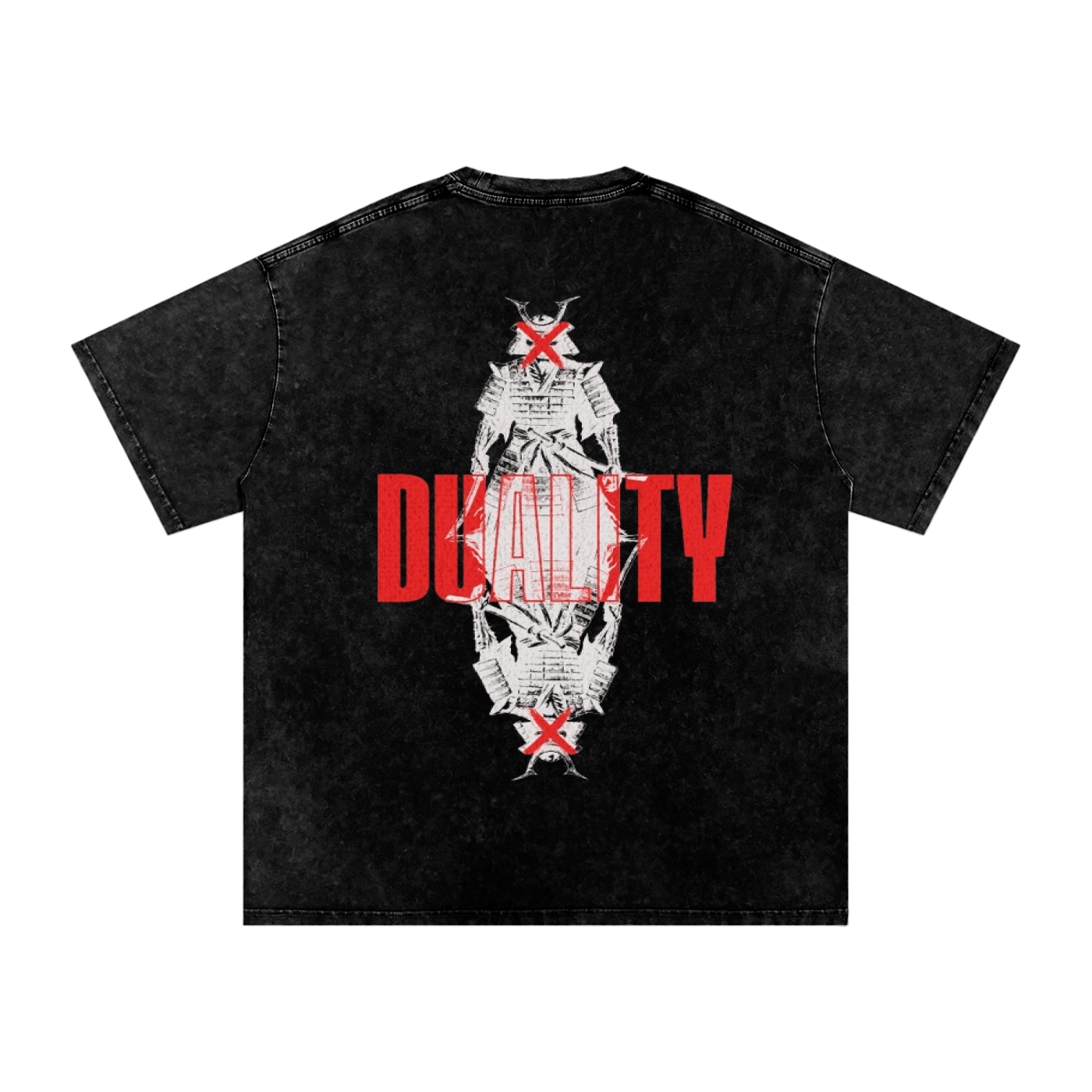 Gnosis Thread Red Samurai  Oversized Cotton T-Shirt