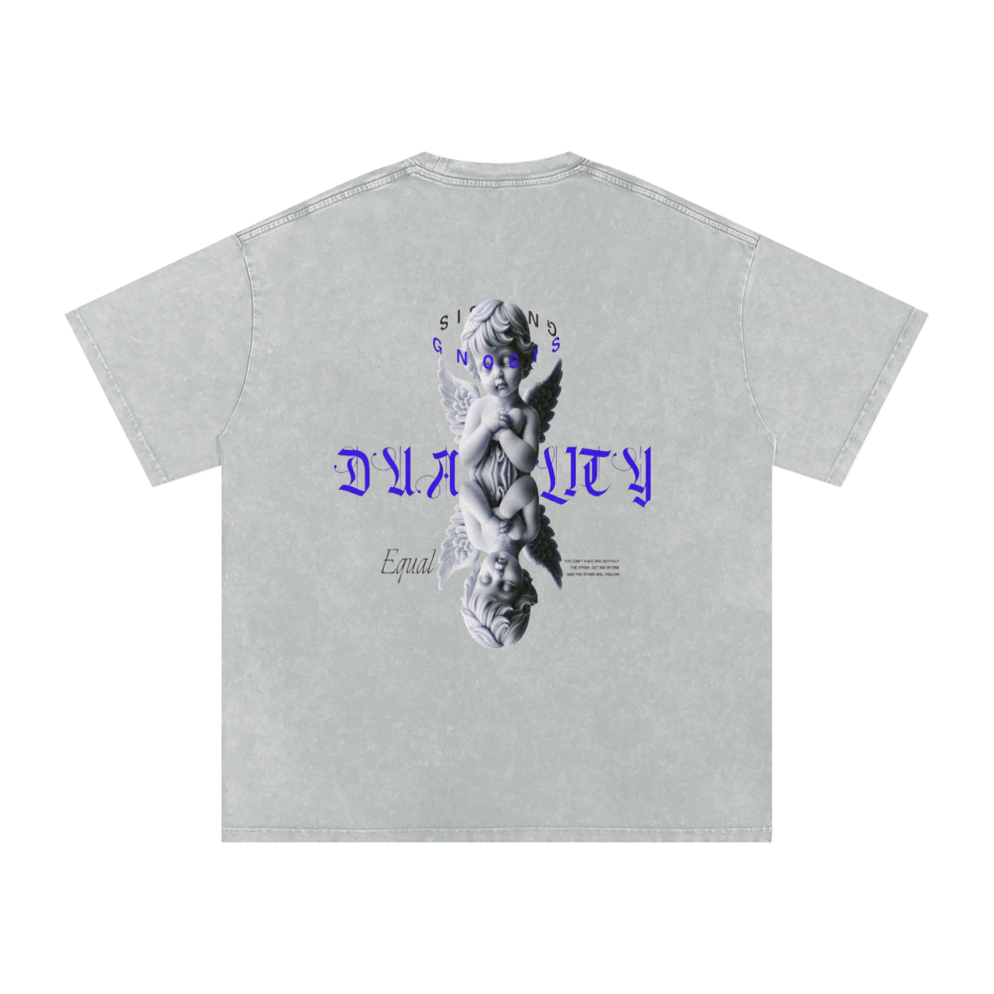Double blue strike T-shirt