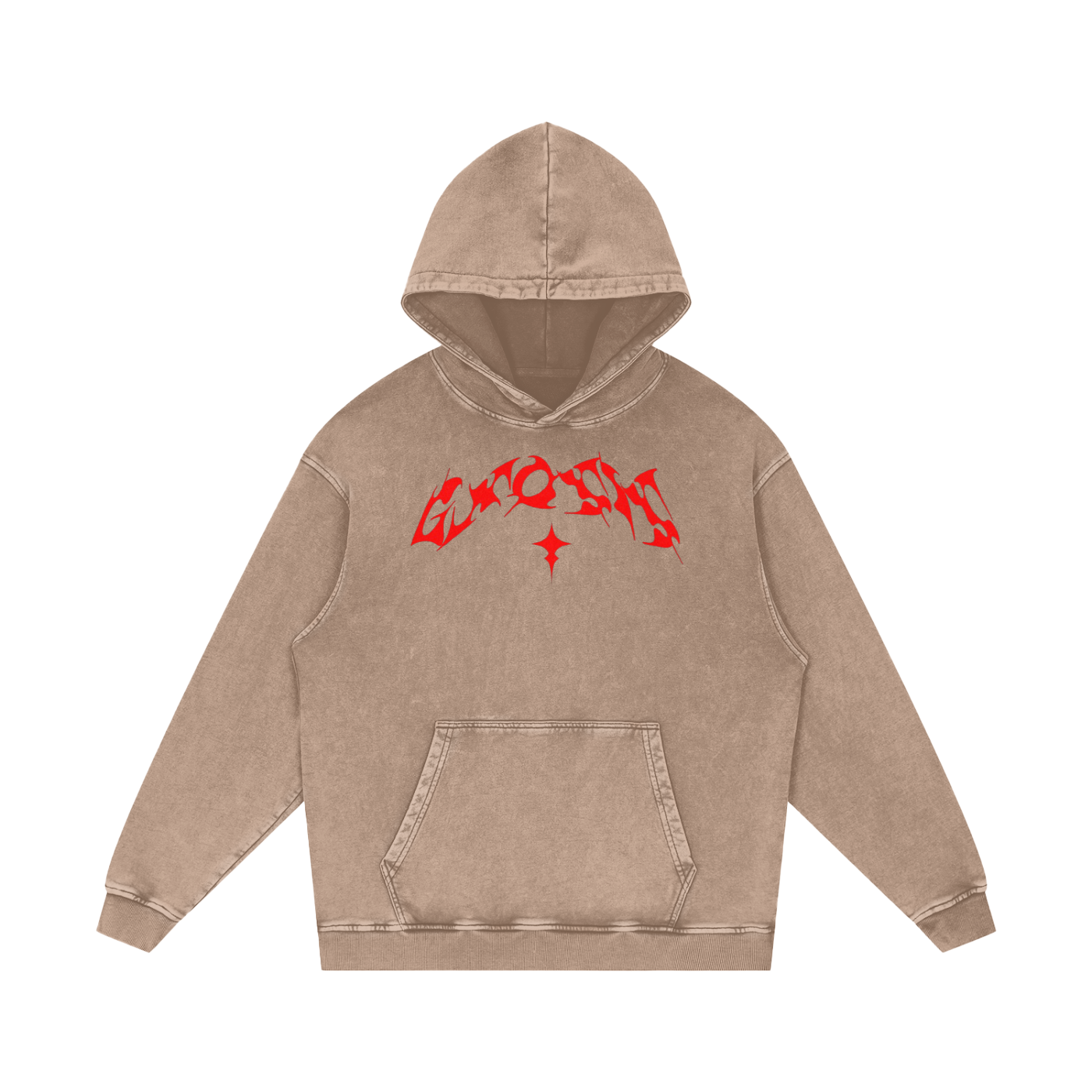 "Jus Gnosis" Loose Cotton Hoodie