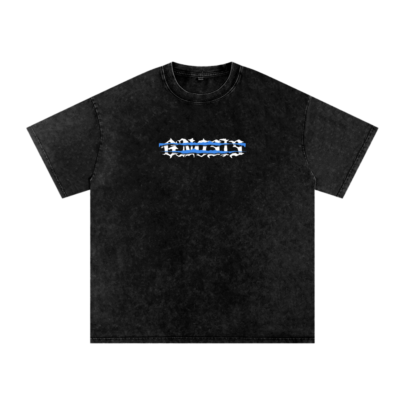 Double blue strike T-shirt