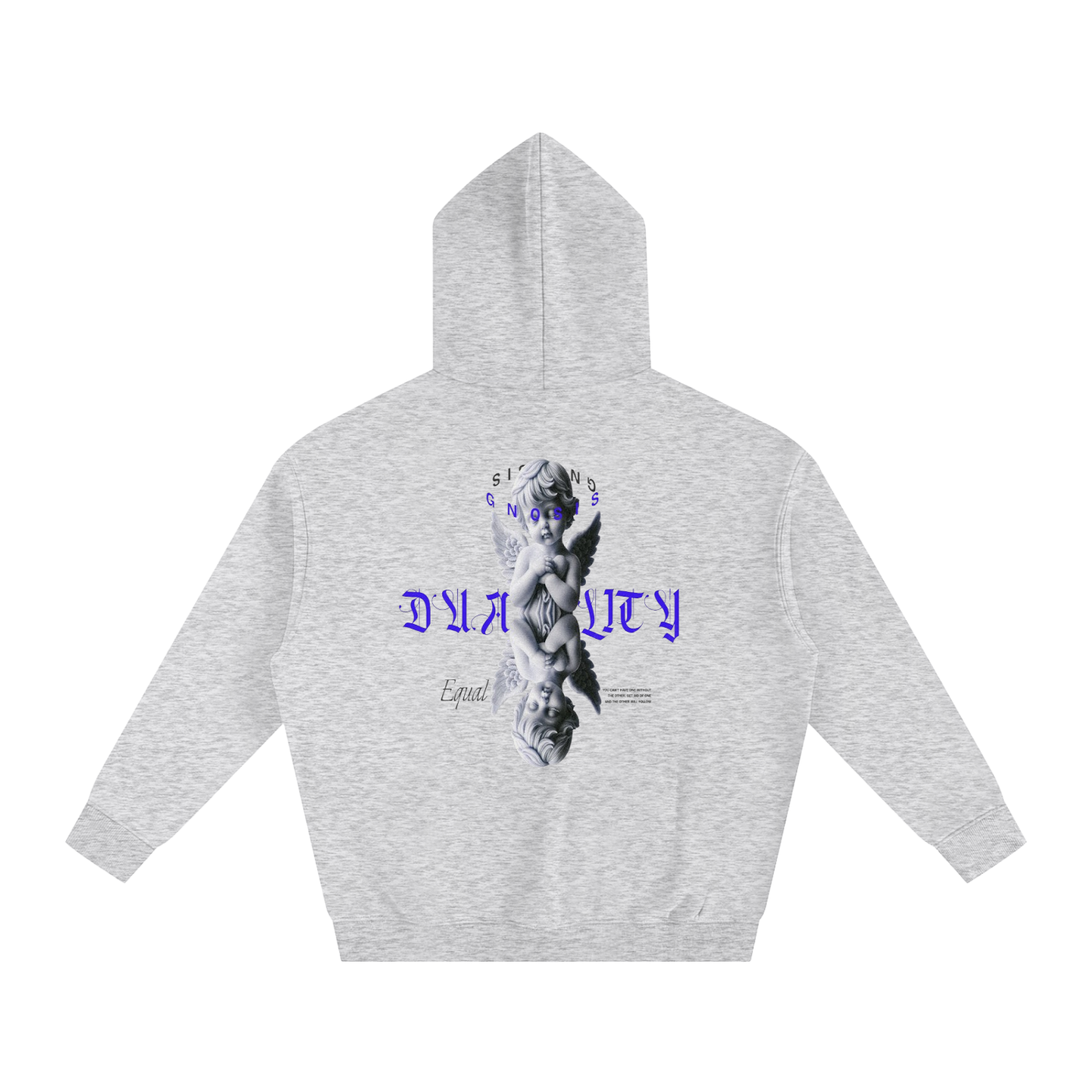 A Class Double blue strike fleeced hoodie