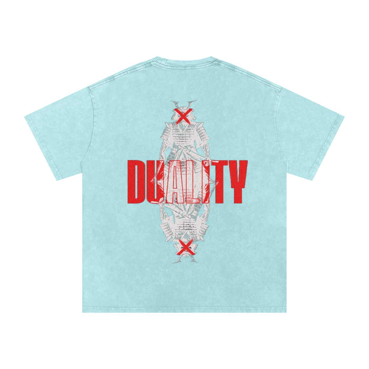 Gnosis Thread Red Samurai  Oversized Cotton T-Shirt